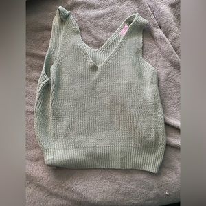 Pink lily tank sweater